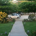Secure Parking with private walkway. Tip the guards two dollars and they will be glad to unload all your luggage.